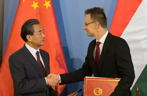 中国匈牙利签署“一带一路”